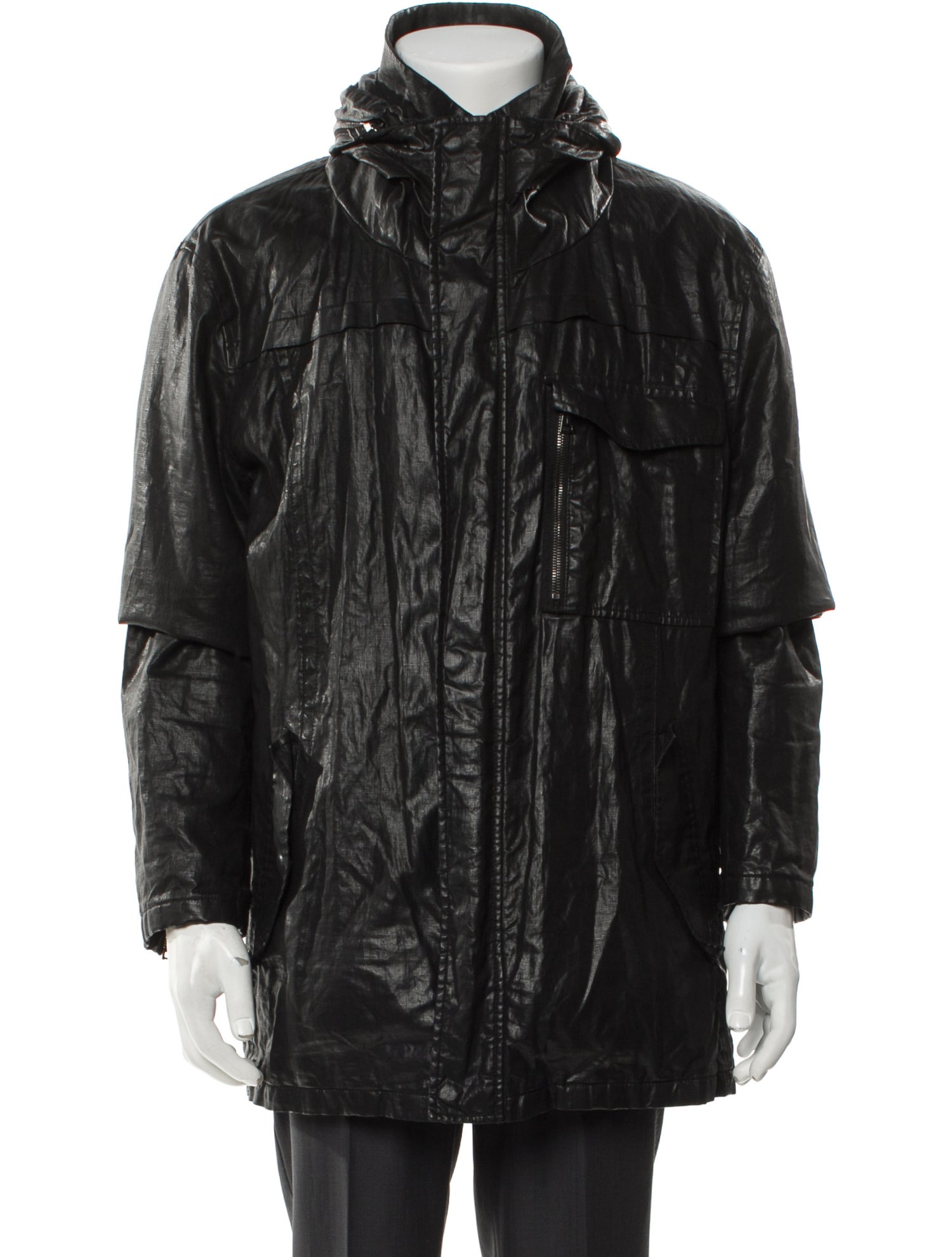 John Varvatos Linen Parka